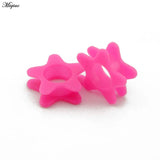 Miqiao 2pcs Silicone Star Ear Tunnel Plugs 4-20mm