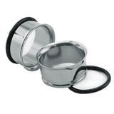 2pcs Stainless Steel Ear Tunnels 3mm-25mm Ear Plugs Single Flare Piercing Gauges