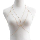 European Beach Bikini Rhinestone Body Chain