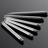 10pcs Titanium Lip Piercing Accessories 14G 16G Bar Body Jewelry