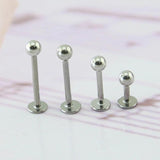 Stainless Steel 3mm Ball Lip Stud Labret Ring Ear Piercing Jewelry