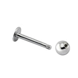 Stainless Steel 3mm Ball Lip Stud Labret Ring Ear Piercing Jewelry