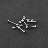 Stainless Steel 3mm Ball Lip Stud Labret Ring Ear Piercing Jewelry