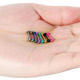 8Pcs Multicolor Lip Ring Labret Piercing Stainless Steel Tragus Cartilage