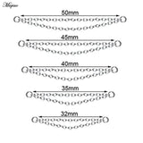 Miqiao Stainless Steel Double-layer Nose Chain Nose Nail Nose Ring