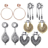 Stainless Steel Double Flared Ear Gauges Flesh Tunnels Ear Stretcher