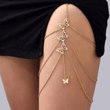 Creative Long Elastic Snake Pendants Leg Chain Body Jewelry Accessories