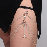 Creative Long Elastic Snake Pendants Leg Chain Body Jewelry Accessories