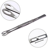 Surgical Steel Needle Ball Clamp Plier Tweezers Piercing Tool