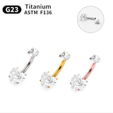 G23 Titanium Belly Button Ring Navel Piercing