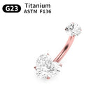 G23 Titanium Belly Button Ring Navel Piercing