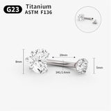 G23 Titanium Belly Button Ring Navel Piercing
