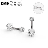 G23 Titanium Belly Button Ring Navel Piercing