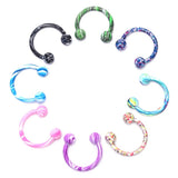 8Pcs Stainless Steel Body Piercing Jewelry 3 Styles