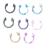 8Pcs Stainless Steel Body Piercing Jewelry 3 Styles