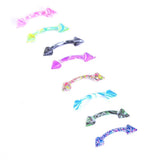 8Pcs Stainless Steel Body Piercing Jewelry 3 Styles