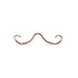 Septum Mustache Ring Body Jewelry 14G Surgical Steel Nose Stud Punk