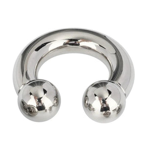 ASTM F136 Titanium PIERC Horseshoe Circular Barbell Earrings