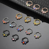 G23 Titanium Surgical Metal Tragus Earring Septum Piercing