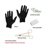 Professional Body Piercing Kit Crystal Belly Nose Ear Tongue Piercing Tool