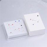 20 PCS Crystal Nose Stud 3 Stone Nose Bone Ball Pin
