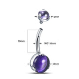 G23 Titanium Internally Threaded Belly Piercing Navel Rings Sexy Body Jewelry