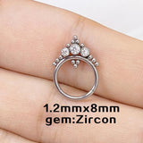 G23 Titanium F316 Nose Piercing Ring Nariz Piercing