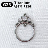 G23 Titanium F316 Nose Piercing Ring Nariz Piercing