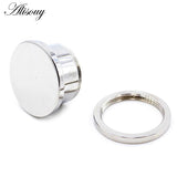 2PCs Stainless Steel Screw Pulley Ear Flesh Tunnels Plugs Expander
