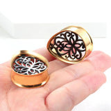 Stainless Steel Teardrop Ear Gauges Plugs Stretcher Piercing Jewelry