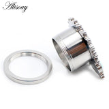 2pcs 6-25mm Opal Screw Ear Tunnels Flesh Plugs Gauges Jewelry
