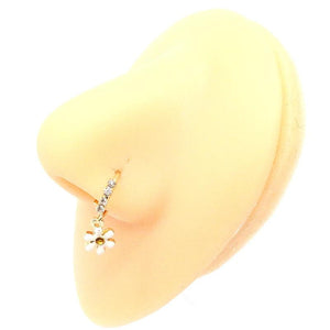 Cherry Nose Cuff Dangling Pendant Nose Ring Women Piercing Jewelry