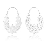 2PCS Stainless Steel Dangle Earrings Ear Hangers Plugs Ear Weights