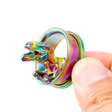 Surgical Steel Dinosaur Piercing Tunnels Tyrannosaurus Ear Gauge Stretcher