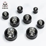kUBOOZ Wooden Ear Plug Flesh Tunnels Body Piercing Jewelry
