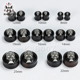 kUBOOZ Wooden Ear Plug Flesh Tunnels Body Piercing Jewelry