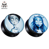 Acrylic Ear Plugs Tunnels 2PCS 2g 00g Body Jewelry