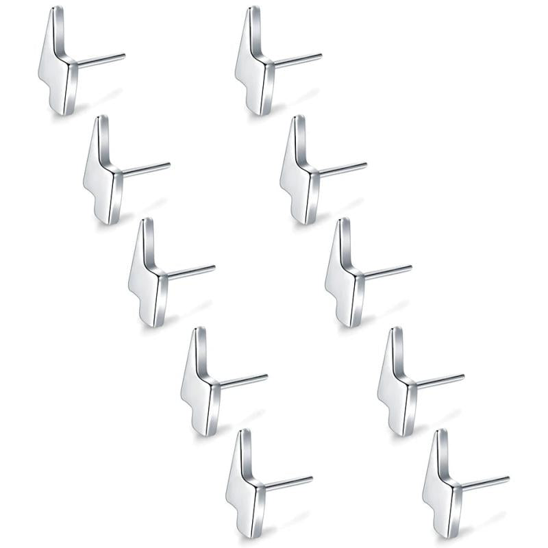 10pcs Titanium Nose Labret Stud Body Jewelry