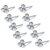 10pcs Titanium Nose Labret Stud Body Jewelry