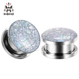 Kubooz Stainless Steel Ear Piercing Plugs Body Jewelry