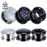 Kubooz Stainless Steel Ear Piercing Plugs Body Jewelry