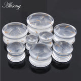 Dandelion Acrylic Ear Plug Gauge Flesh Tunnel Piercing