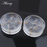 Dandelion Acrylic Ear Plug Gauge Flesh Tunnel Piercing