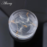 Dandelion Acrylic Ear Plug Gauge Flesh Tunnel Piercing