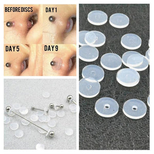 Silicone Discs for Nose Ear Cartilage Rings Healing