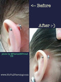 Silicone Discs for Nose Ear Cartilage Rings Healing