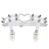 PU Leather Garter Belt Leg Thigh Ring Stockings Belt Chain Harness