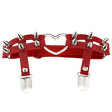 PU Leather Garter Belt Leg Thigh Ring Stockings Belt Chain Harness