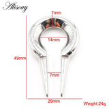 Stainless Steel Bird-Beak Ear Weights Expander Plugs Gauges