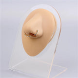 15PCS Boxed Crystal Nose Rings - Sparkly Nose Piercing Jewelry